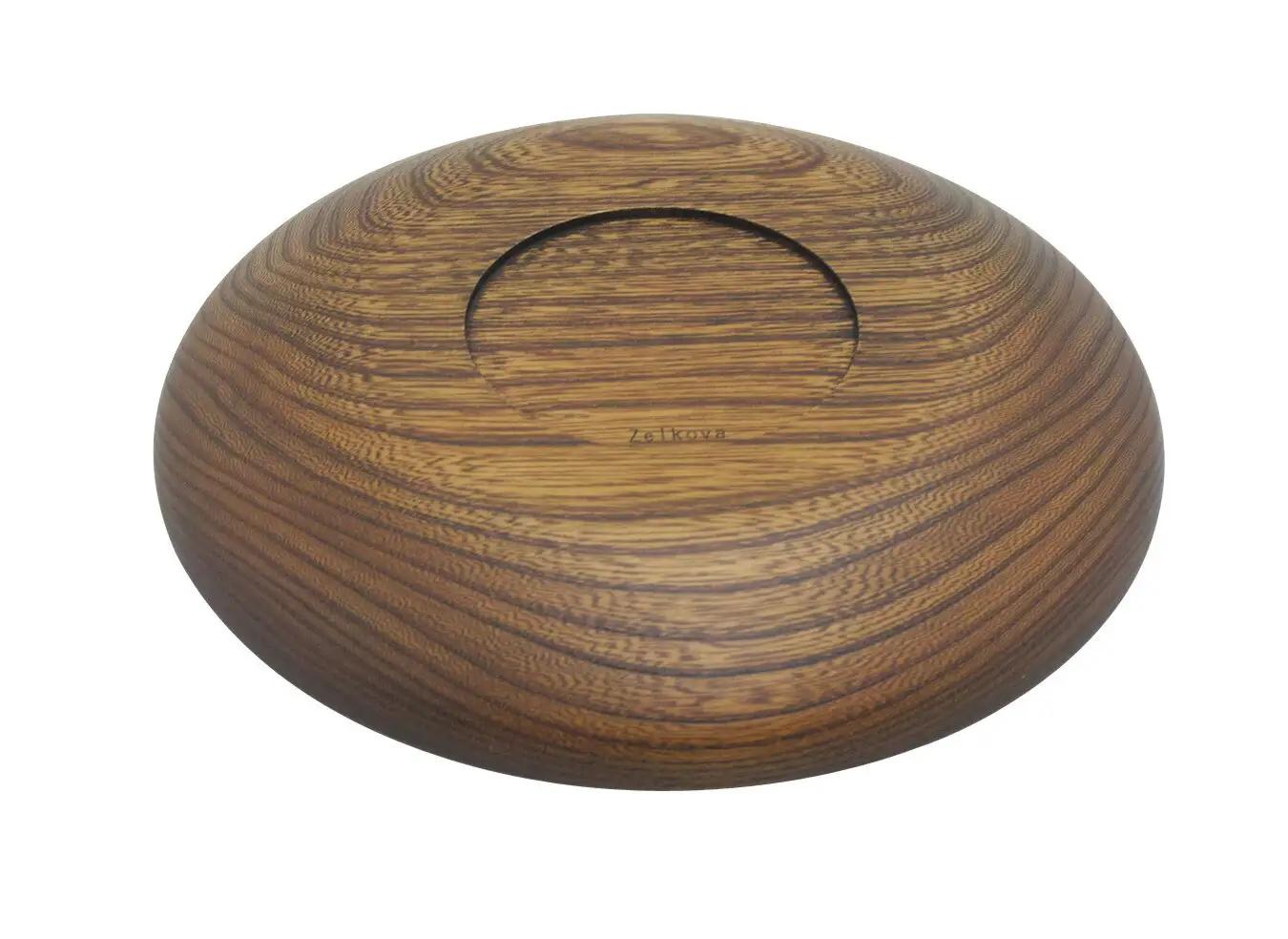 Zelkova バルク　8寸【お皿 キッチン用品 食器 雑貨 日用品 φ24cm×高さ3cm 木製食器 国産ケヤキ  工芸品 職人の手作り おしゃれ食器 神奈川県 小田原市 皿 皿】