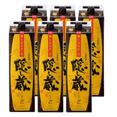 ふるさと納税 いちき串木野市 本格麦焼酎 隠し蔵(25度) 1.8L×6本セット 計10.8L 紙パックでお届け |  | 01