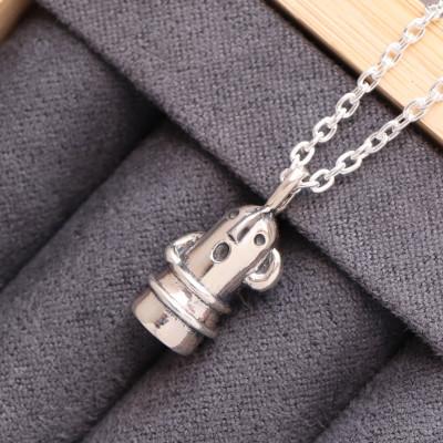 ふるさと納税 山梨県 【縄文アクセサリーDo_goods】SV製踊る埴輪ネックレス　700-090 |  | 01