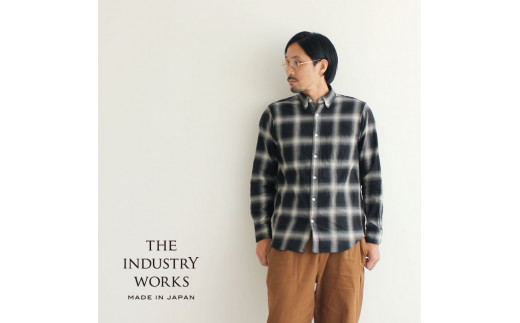 播州織メンズシャツ「THE INDUSTRY WORKS」（1着）【TIW_135】（36-2） LLサイズ