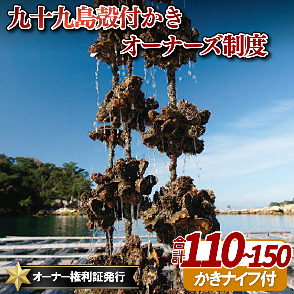 【ふるさと納税】九十九島殻付かきオーナーズ制度