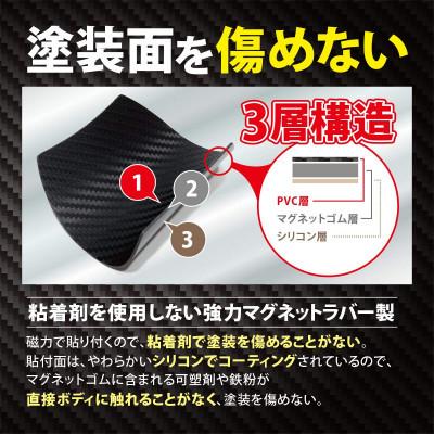 ふるさと納税 帯広市 Far North ドアハンドルプロテクター 車用【マグネット式】黒 Lサイズ 91×89mm |  | 03