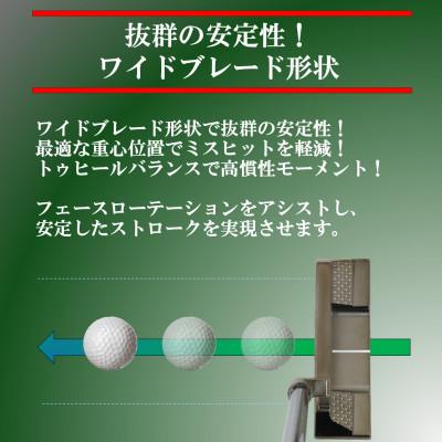 ふるさと納税 小山市 ゴルフクラブ　ブレードパター　無刻印　ブラック　34インチ |  | 01