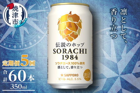T0111-1005　【定期便5回】サッポロ SORACHI 1984 ソラチ 350ml × 12本