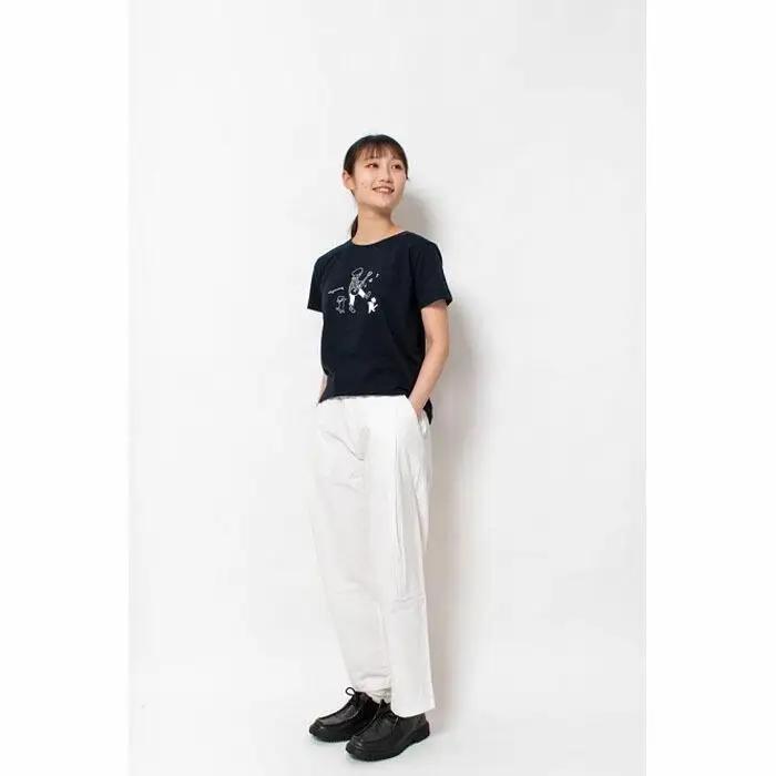《2》メンズL　ミュージックTシャツ　NAVY