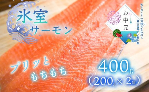 
                  ★お中元★　氷室サーモン400g（200g×2個）
                