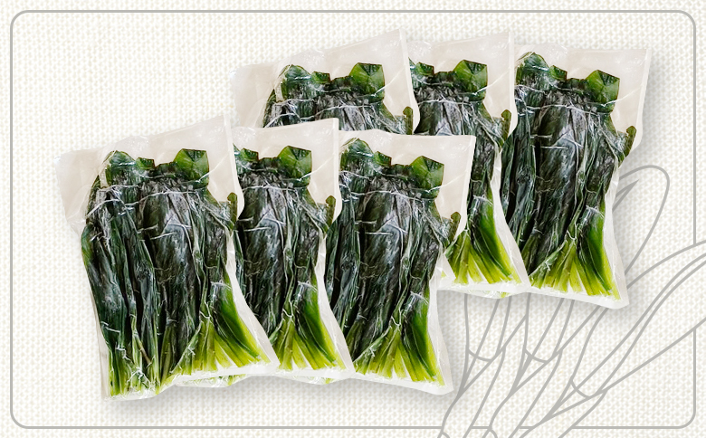 行者にんにくグリーン行者×6袋 (葉部)【20011】_イメージ2