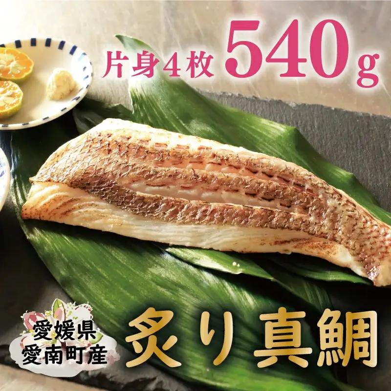炙り 真鯛 切り身 4柵 540g 真鯛
