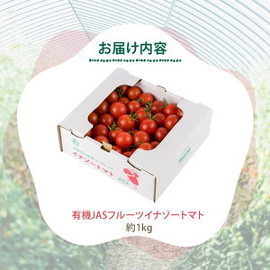 フルーツトマト 1kg ミニトマト 有機 イナゾー トマト 2026年7月以降発送 【イナゾーファーム】 B7158