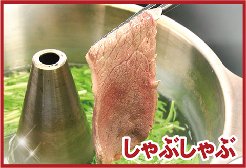 【北海道根室産】鹿肉(焼肉・すき焼・しゃぶしゃぶ用)600g×2P(計1.2kg) C-07005