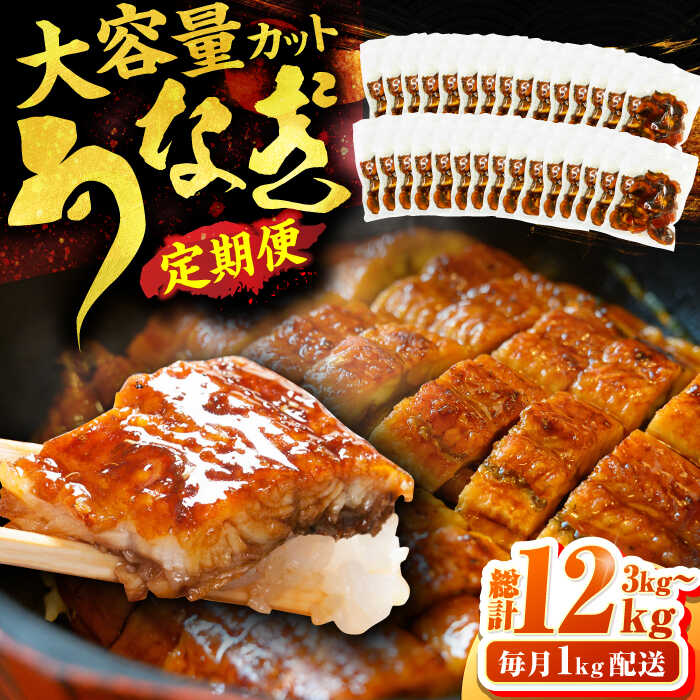 【ふるさと納税】【選べる定期便回数】中国産ニホンウナギ　大容量刻み鰻個食パック 計1kg（100g×10P）3回/6回/12回 広川町 / 株式会社イールファクトリー[AFBS002]