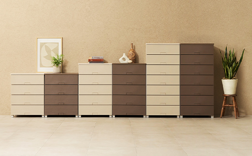 Fits 暮らしに寄り添う フィッツチェスト ウッド 6504 ブラウン  F25R-060