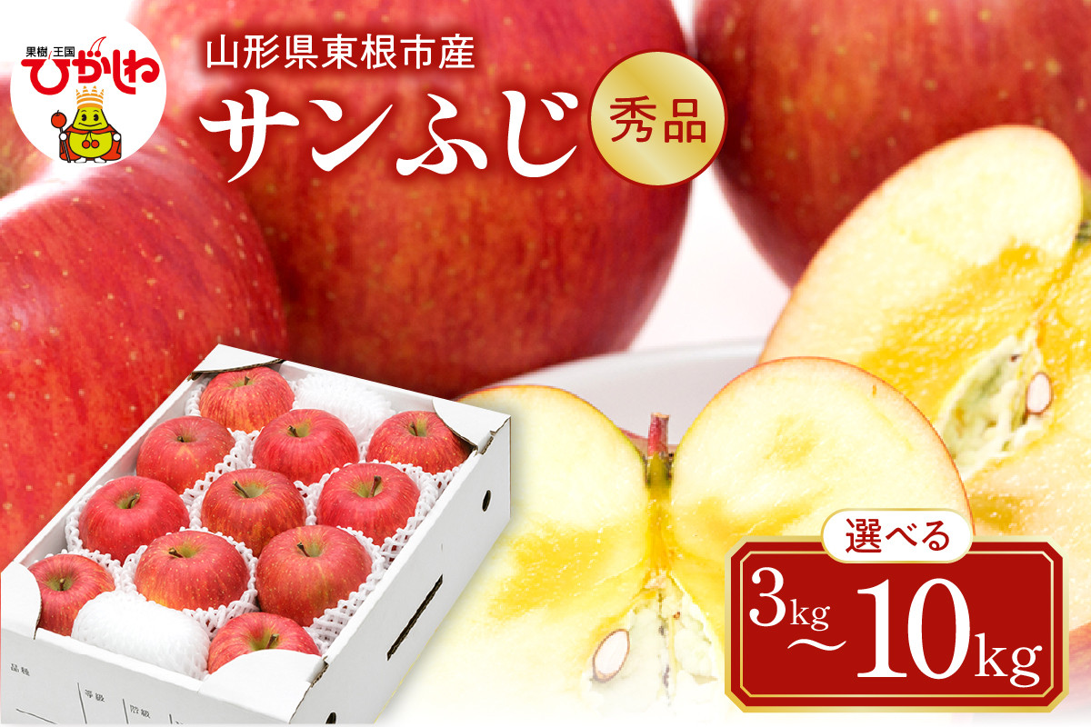 
            【令和7年産 先行予約】りんご サンふじ【3kg・5kg・10kg】東根市 山形県 東根農産センター提供 hi027-207-1-o
          