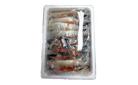 【秘伝の辛子明太子液たれ仕込み】 さば明太 大容量16枚 岡垣町