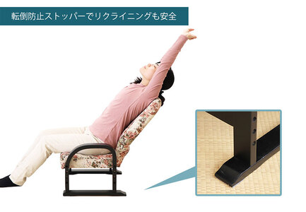 リクライニングTV座椅子 早苗 フラワー