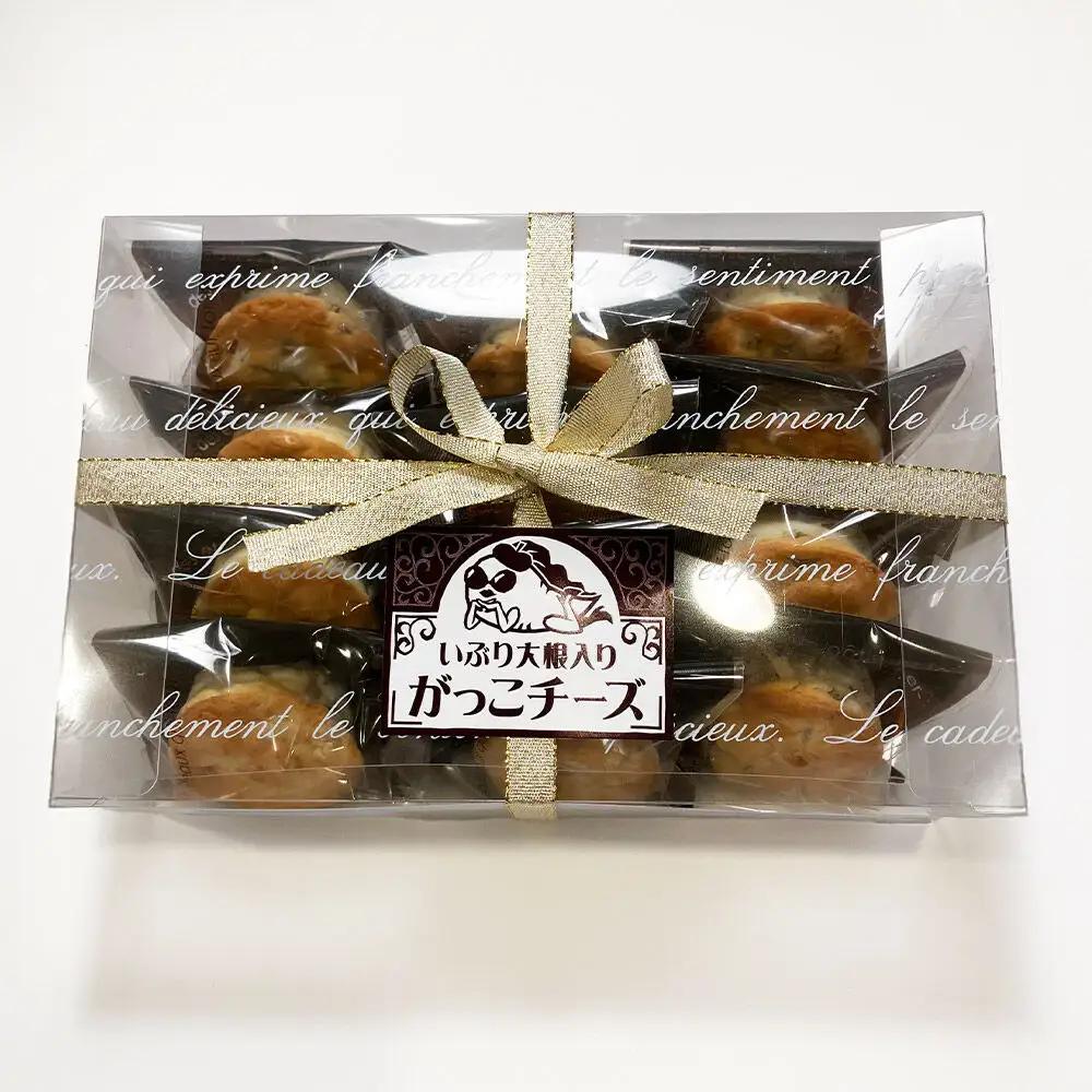 がっこチーズ 12個入 いぶりがっこ チーズケーキ おつまみ 一口大 秋田 菓子舗 亀太郎 生菓子