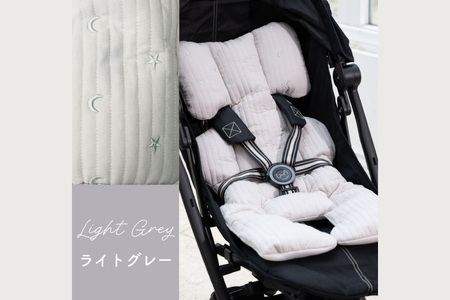 colulu ベビーカーシート【ライトグレー】（3309）