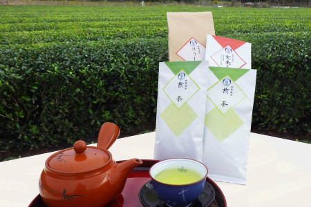 【煎茶・玄米茶・ほうじ茶】京都・福喜農園　京丹後茶味わい福セット　煎茶100g×2　玄米茶150g　ほうじ茶200g　茶葉＜お茶／緑茶＞