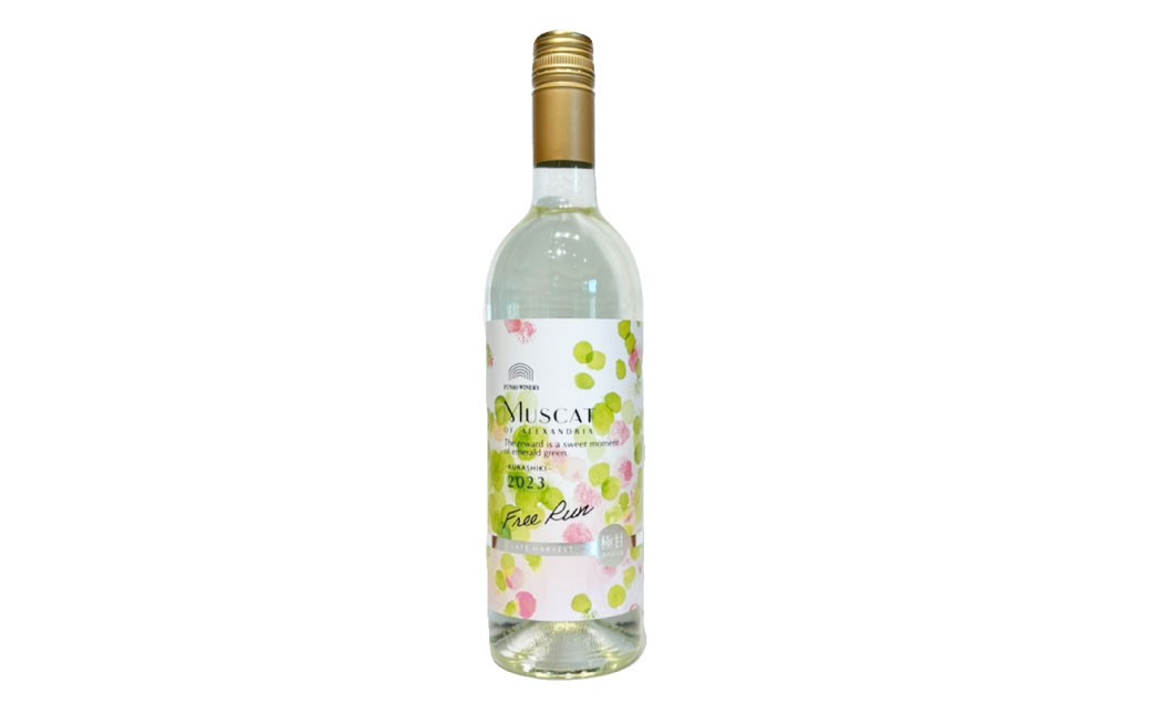
            ふなおワイナリー マスカット・オブ・アレキサンドリア フリーラン【極甘口】 750ml×1本（化粧箱入り）【ワイン スパークリングワイン ふなおワイナリー お酒 酒 さけ岡山県 倉敷市 人気 おすすめ】
          