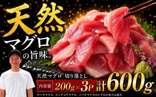 天然マグロ切り落とし 200g×3P│天然マグロ 切り落とし 刺身 マグロ丼 冷凍 高知県 ふるさと納税 キハダマグロ ビンチョウマグロ メバチマグロ 海鮮 お取り寄せ グルメ 時短 簡単調理 解凍するだけ 一口サイズ 手巻き寿司 具材 ユッケ カルパッチョ 漬け丼 おかず おつまみ ギフト 贈答 贅沢 人気 おすすめ 産地直送 新鮮 晩酌 魚介