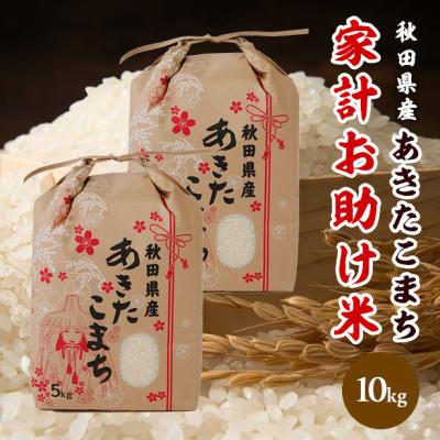 ふるさと納税 八郎潟町 あきたこまち 家計お助け米 10kg(5kg×2袋)【白米】令和7年産 秋田県産 こまちライン