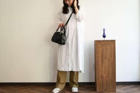 【 PAGOT】クラシックバッグ ”エマ”　ブラック　110-24
