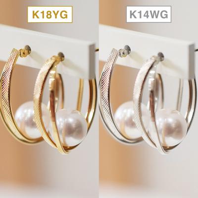 ふるさと納税 天草市 あこや真珠 天草 ピアス 7.5mm - 8mm ホワイトピンク 真珠 ねじれ_S085-506 |  | 03