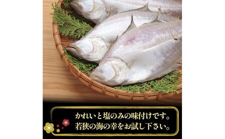 エテカレイ干物 1kg(5～8尾) 魚 干物 エテカレイ 加工食品 ひらき 魚介 魚介類 魚の開き 焼き魚 焼魚 干物 ひもの おかず 福井県