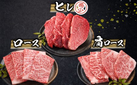 ≪希少部位ヒレ入り！≫ 宮崎牛【特選】6種盛 焼肉堪能セット 600g_22-6502_(都城市) 宮崎県産宮崎牛 焼肉6種盛 各100g ロース 肩ロース ヒレ ウデ バラ モモ 秋特集