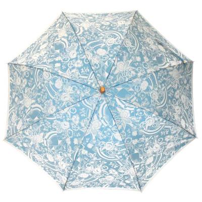 ふるさと納税 富士河口湖町 槙田商店【晴雨兼用】長傘 kirie 更紗:レイクブルー |  | 01