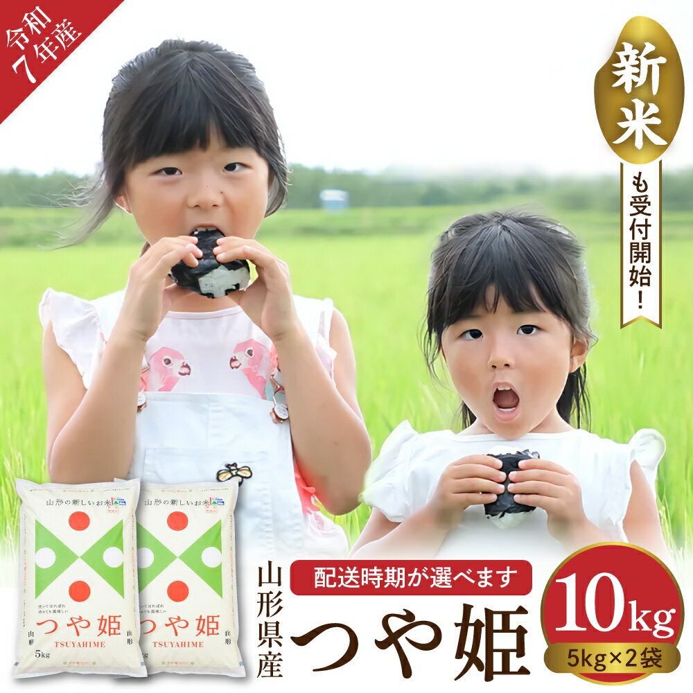 【ふるさと納税】 米 特別栽培米 つや姫 10kg ( 5kg × 2袋 ) / 発送時期が選べる お米 精米 ブランド米 特別栽培米 ご飯 おにぎり 弁当 小分け 便利 個包装 取り寄せ ご当地 特産 送料無料 東北 山形県 東根市