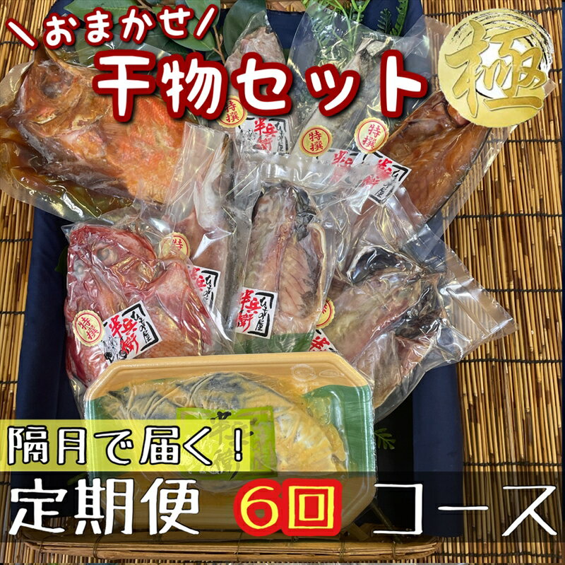 【ふるさと納税】【隔月定期便6回】厳選！小田原の旬の干物セット 極【 まぐろや 神奈川県小田原市 】