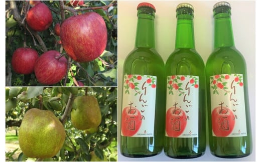07-40-004　やまがた果物・お酒３品目セット