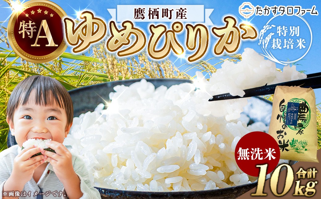 
                  【ふるさとチョイス限定】【令和7年産】 ゆめぴりか （ 無洗米 ） 10kg 北海道 鷹栖町 たかすタロファーム 米 コメ こめ ご飯 お米
                