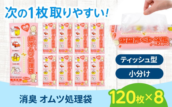 
                  ゴミ袋 ゴミ袋 消臭 紙オムツ処理袋 ウィズベビー 120枚入×8個 / 消臭袋 防臭袋 おむつ 大人用 子供用 ベビー用品 新生児 赤ちゃん あかちゃん用品 介護用品 尿取りパッド ペット用 マチ付き ポリ袋 生ゴミ 日用消耗品 まとめ買い 徳用 衛生用品 生活雑貨 便利グッズ 子育て 育児 ストック 常備品 新生活 / 栗東市 / 株式会社サンシャインポリマー [BICD005]
                