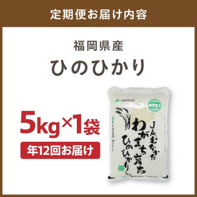 ふるさと納税 宗像市 令和7年産 【定期便/年12回】ひのひかり5kg【ほたるの里】_HB0197 |  | 01
