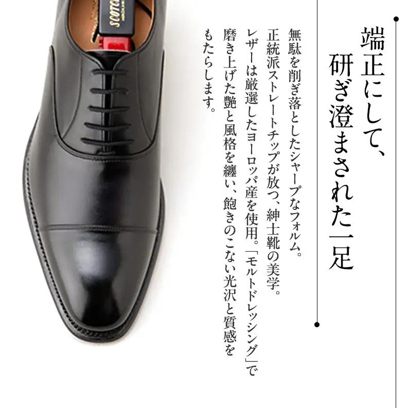スコッチグレイン ビジネスシューズ メンズ オデッサ 916 ストレートチップ 革靴 本革 日本製 E 送料無料 ギフト 26.5cm