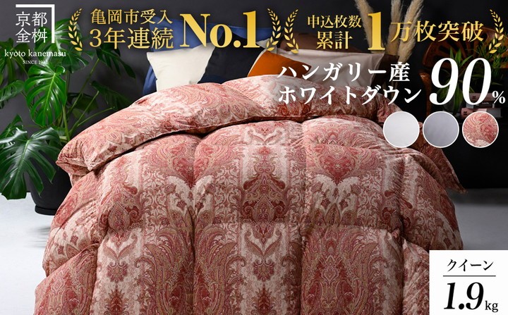 
            羽毛布団ハンガリーホワイトダウン90％ 京都亀岡産 本掛け 羽毛布団 立体キルト 冬用 クイーンサイズ【DP360 アクア 冬用羽毛布団 人気羽毛布団 ランキング 日本製羽毛布団 ふるさと納税羽毛布団 寝具 羽毛布団 羽毛布団冬用 羽毛布団本掛け 羽毛布団京都亀岡産  】
          