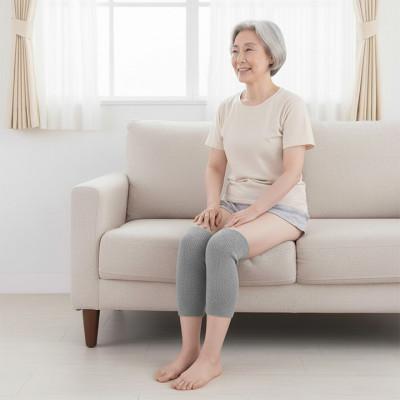 ふるさと納税 大和高田市 日本製 横のび マルチウォーマー (ショート) あったか グレー  (581-3357) |  | 02