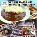 【ふるさと納税】鯖江市産 原木乾燥椎茸「越のてまり」& 越のルビーのトマトカレーセット / 国産 きのこ 調理 グルメ レトルト 完熟 ミディトマト [B-05002]