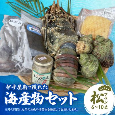 ふるさと納税 伊平屋村 伊平屋島で獲れた海産物セット 松プラン(6〜10品)