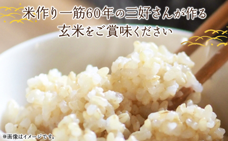 ＜令和7年産 西予市宇和町産 玄米 30kg＞ お米 コメ ご飯 ライス 穀物 こしひかり コシヒカリ にこまる 晩稲 大粒 特産品 三好フク 愛媛県 西予市 【常温】『1か月以内に順次出荷予定』 U