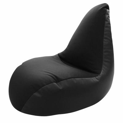 ふるさと納税 伊勢崎市 背もたれ付ソファ とんがりLサイズ ブラック