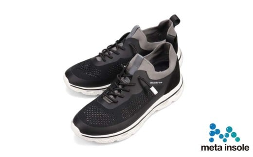 madras(マドラス) 紳士靴 meta insole搭載 M593AMT (ブラックダークグレー、L(26.0～26.5cm))