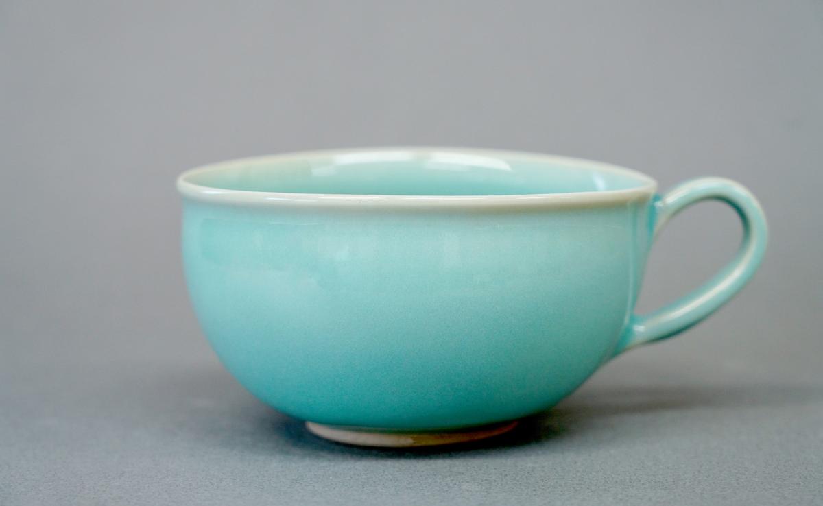 有田焼 翡翠スープ碗 青磁 食器 スープカップ たっぷりうつ