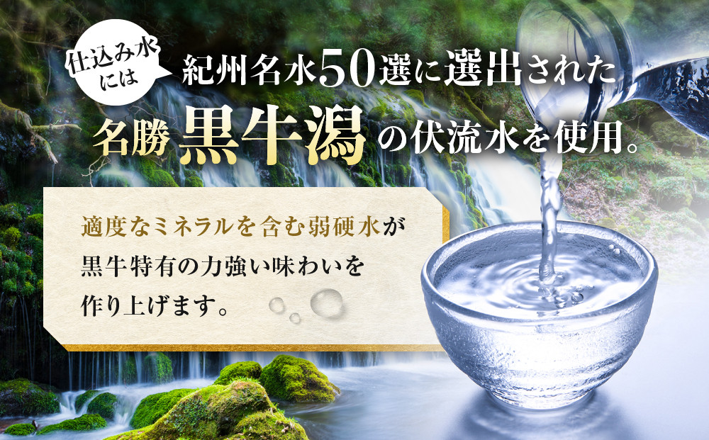 純米酒 黒牛 名手酒造 一升瓶2本