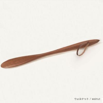 ふるさと納税 旭川市 旭川家具 cosine コサイン 靴べら(S)と専用スタンドのセット　ウォルナット_04631 |  | 01