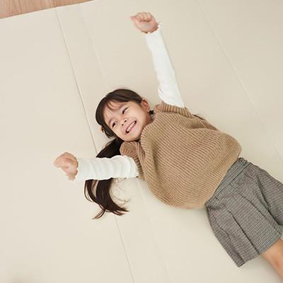 ふるさと納税 川口市 popomi 抗菌プレイマットCLEAN　ベージュ　140×200×4cm |  | 01