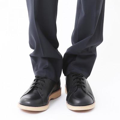 ふるさと納税 大和郡山市 幅広本革スニーカー紐タイプ 5.5cmアップシークレットシューズ ブラック24.5cm No.516 |  | 02