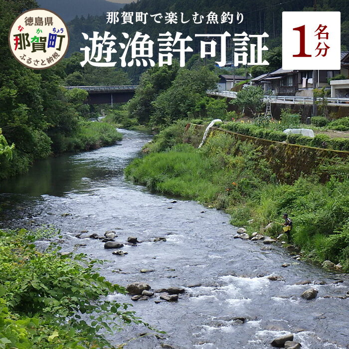 【ふるさと納税】【先行受付・令和8年度】遊漁許可証 1名様【徳島県 那賀町 那賀川 遊漁券 年券 年間 鮎 アユ 鱒 マス 鰻 ウナギ あめご 鯉 釣り 魚釣り 川釣り 体験型 体験 アクティビティ アウトドア 上那賀町漁業協同組合】KG-1